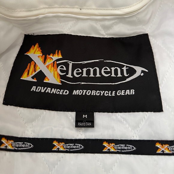 NWT Xelement Women’s Motorcycle Jacket Pink Skull with Body Armor Size Medium - Picture 3 of 11